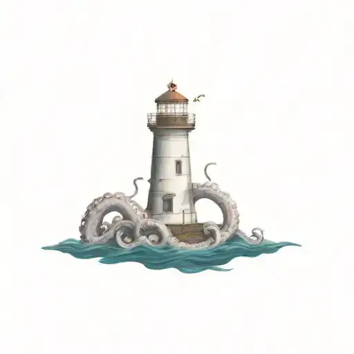A Lighthouse With Octopus Tentacles