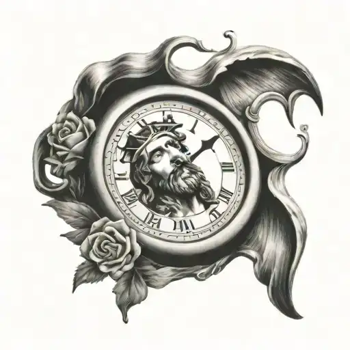 Time Clock With Jesus