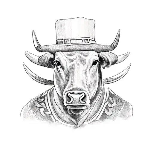 Bull And Bull Fighter Holding Irish Flag