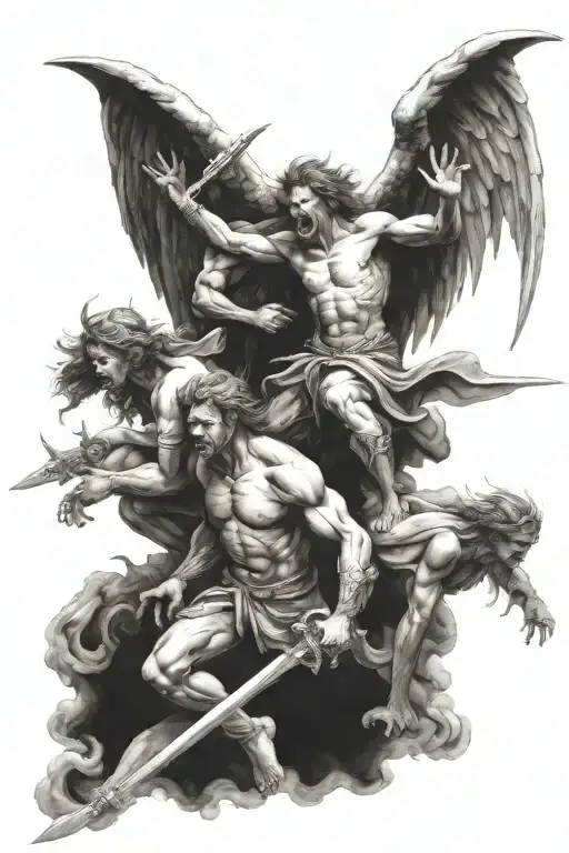 Angels Vs Demons Crawling Out Adhd