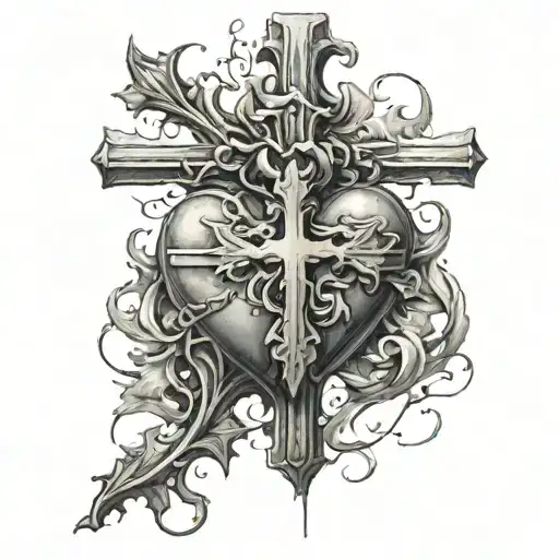 Heart Cover The Cross
