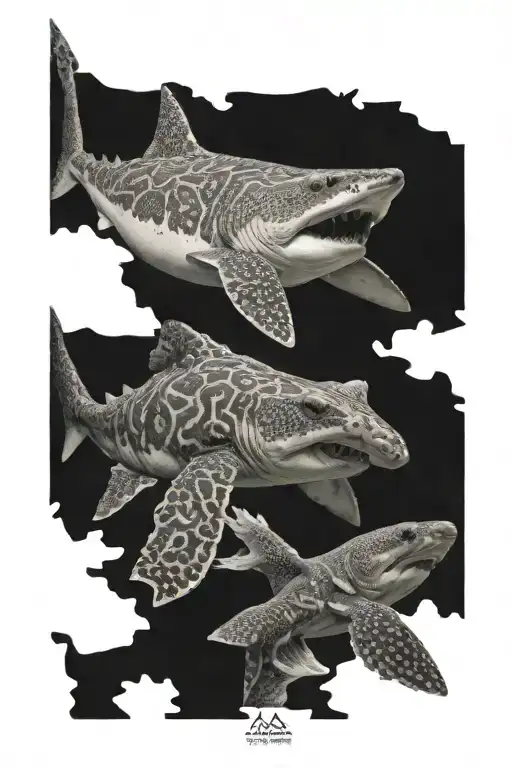 Wobbegong Shark Swimming