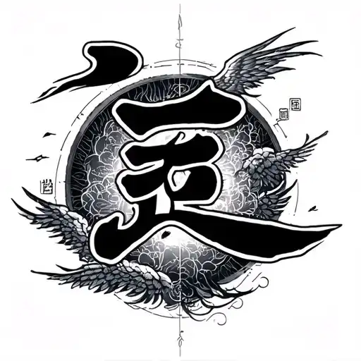 Heaven Kanji Symbol