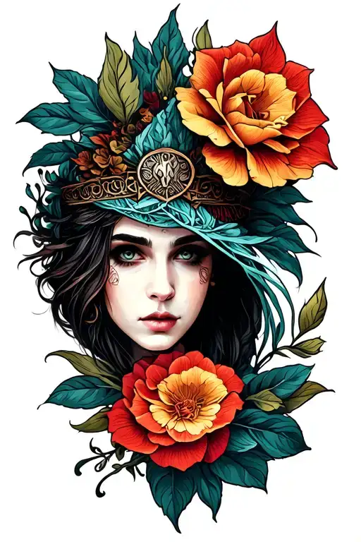 Pagan Inspired Tattoo Showcasing