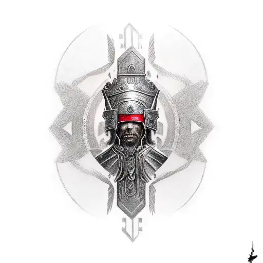 Cristhian Warrior With The Knee On Land