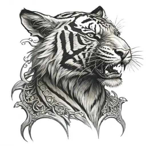 Tigerface With Dragon Body