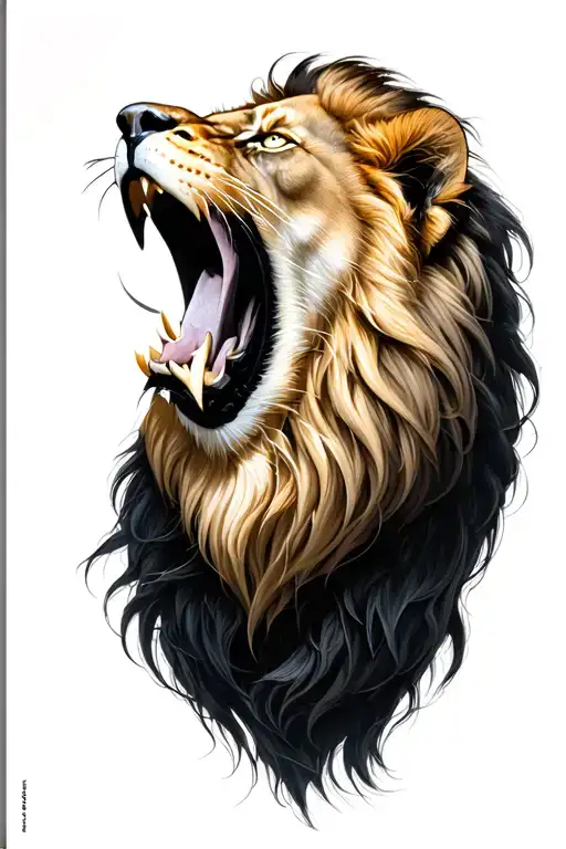 Lion Roaring
