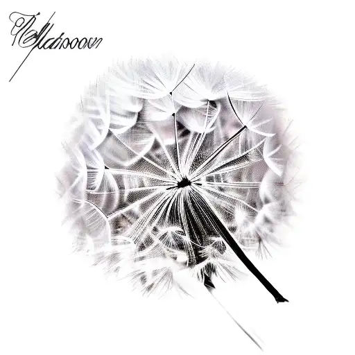 Dandelion With The Name Harley