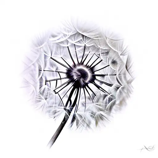 Dandelion With The Name Harley