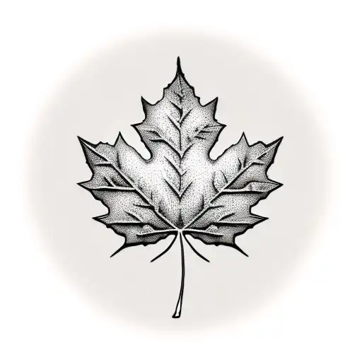 Maple Leaf And Palm Tree Combined