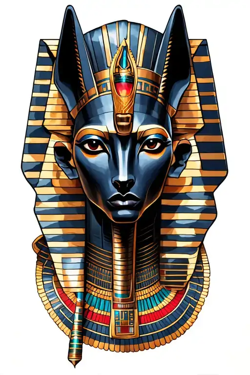 Anubis And Rah With Egyptian Stuff