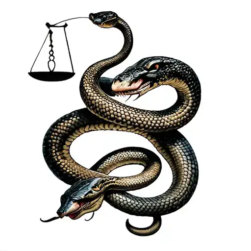 Libra And Snake