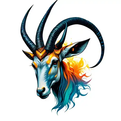 Capricorn Cyberpunk Inspired