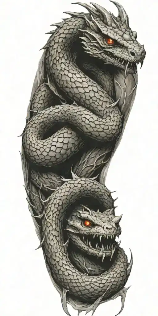 Thorn Angel Demon Snake