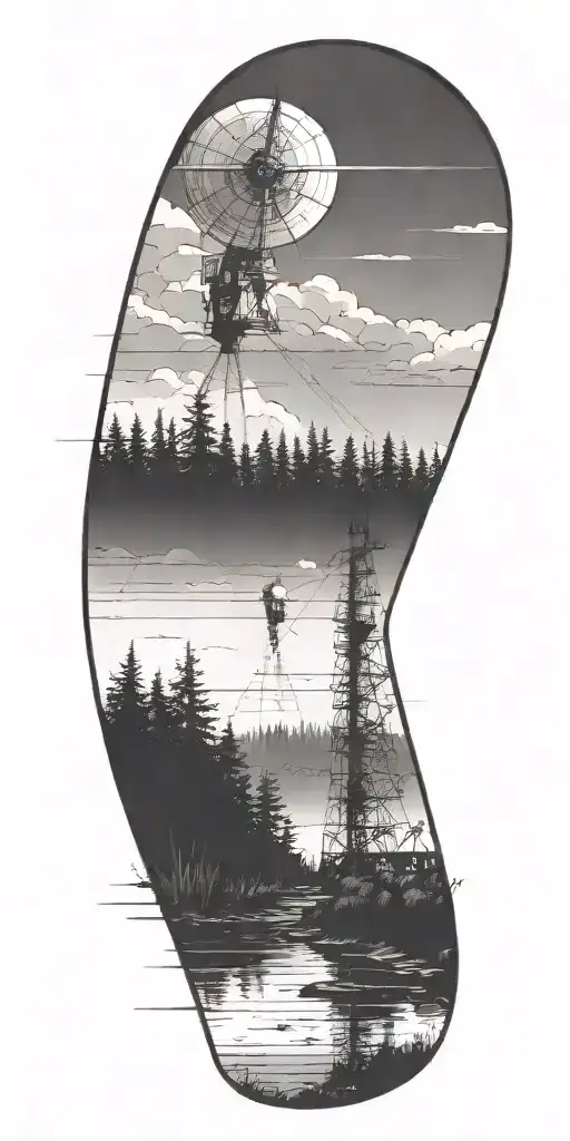 1 Small Satelite Antenna