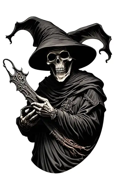 Grim Reaper Holding
