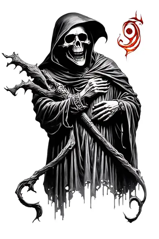Grim Reaper Holding