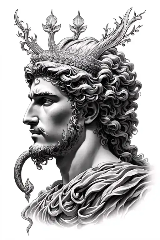 Greek God Aquarius Zodiac Sign