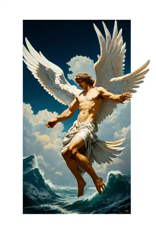 Icarus Falling Angel