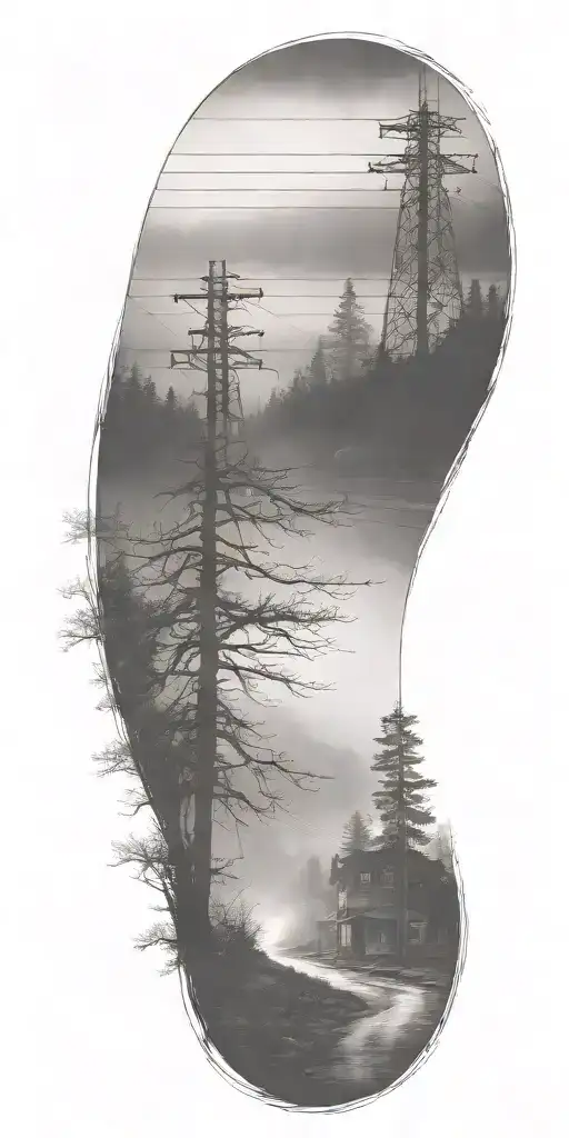 Dark Atmosphere Fog Radio Antenna