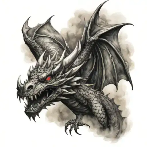 Dragon Going Up The Arm