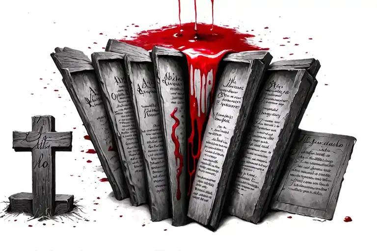 The 10 Commandments With The Blood Of Jesus Christ Covering Them All