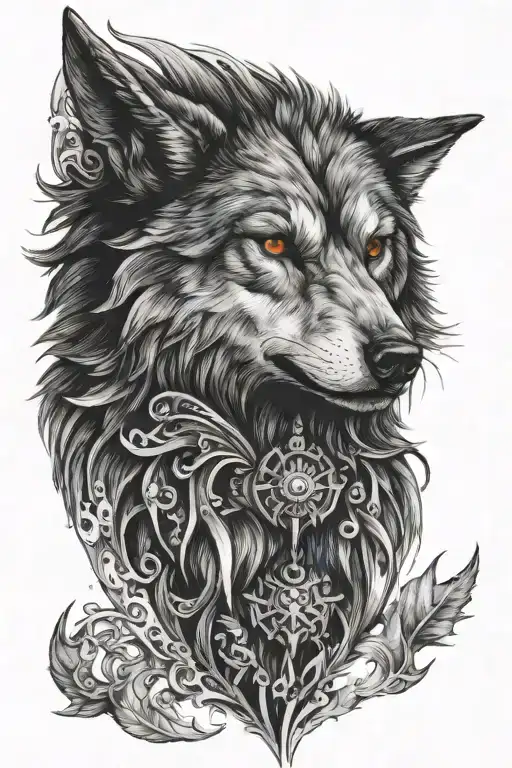 The Witcher Wolf Pendant