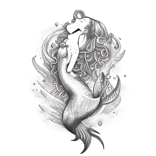 A Beautiful And Powerful Mermaid