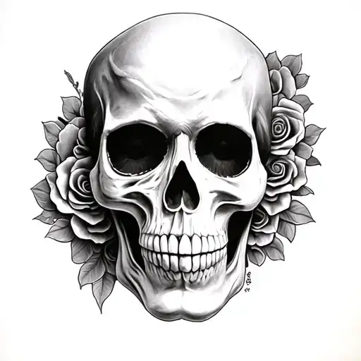 Day Of The Dead Skull Face
