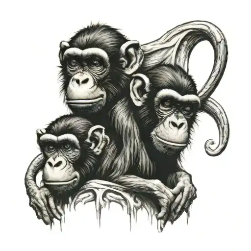 Hear No Evil See No Evil Speak No Evil Monkeys