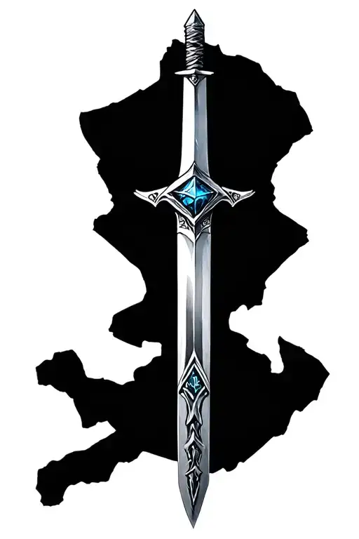 D20 With Sword Piercing