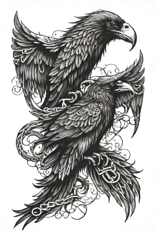 Gantelets Strenght Viking Runes Raven Grim Reaper