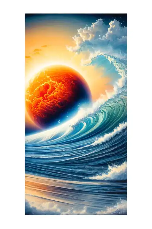 Planet Sun Wave