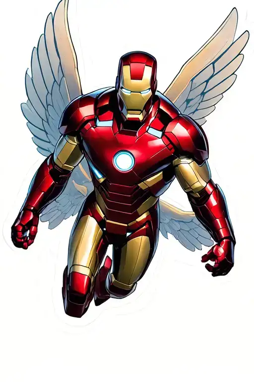 Flying Ironman Marvel Scene