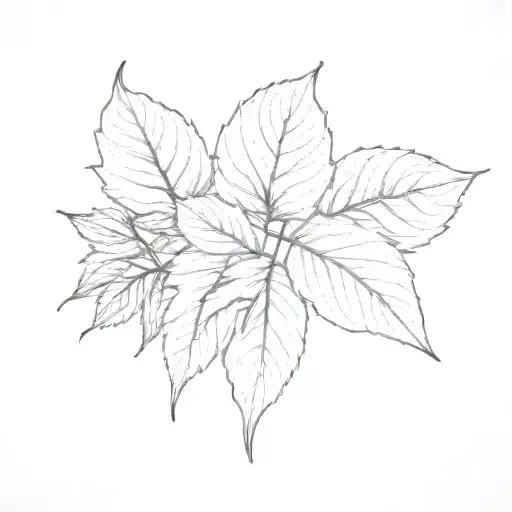 Plant Leaves Lines Leg