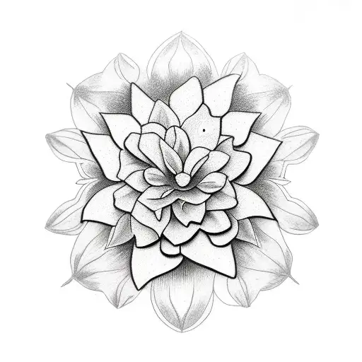 Plant With 5 Flowers