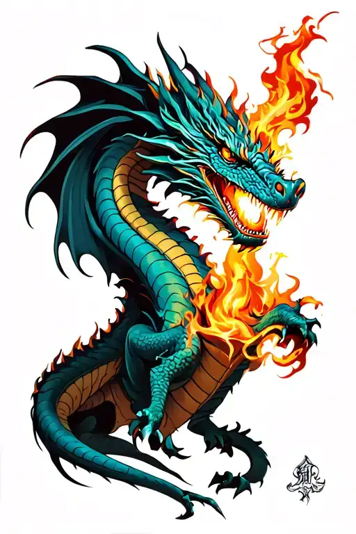 Dragon Breathing Fire