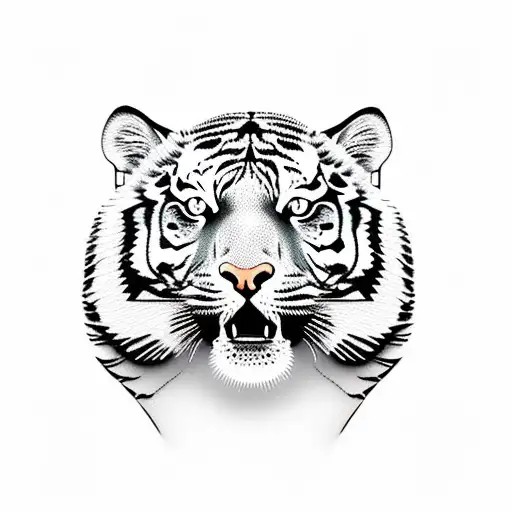Tiger Head Cartoon