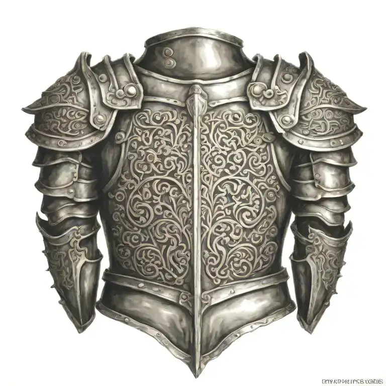 Coat Of Armour On Back