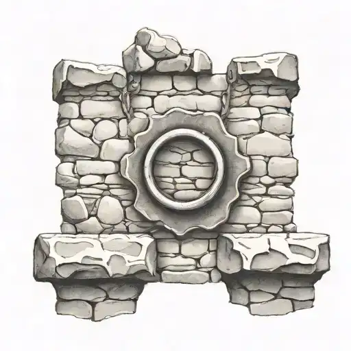 Hitching Ring On Stone Wall