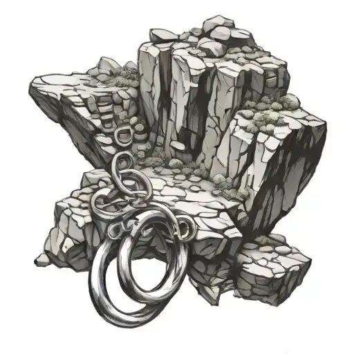 Hitching Ring On Rock Wall
