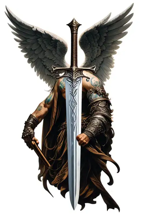 Arch Angel Gabriel Warrior Sword