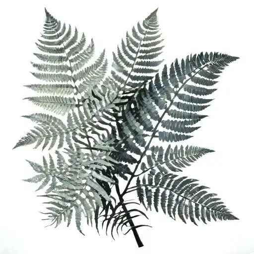 Negative Space Fern