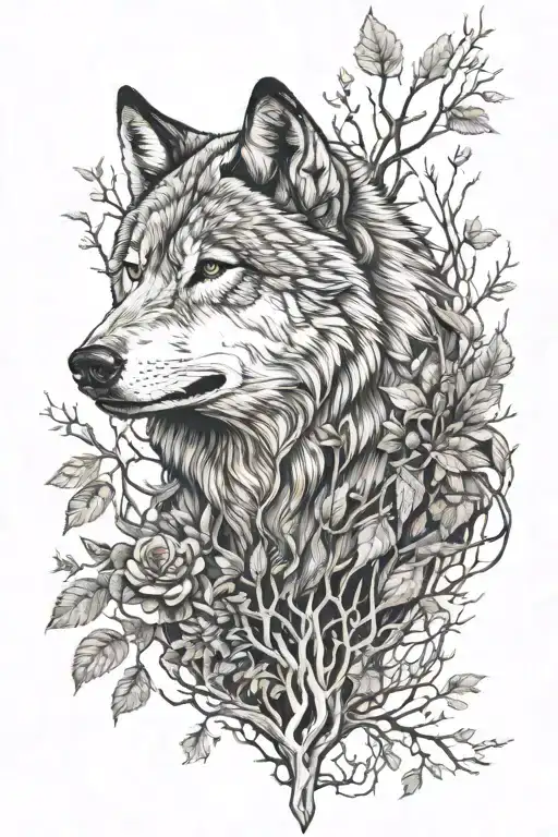 Wolf And Thicket