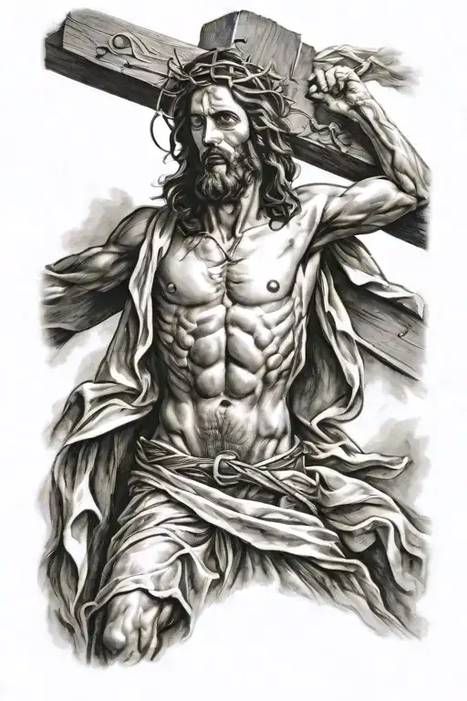 Jesus Carrying The Cross