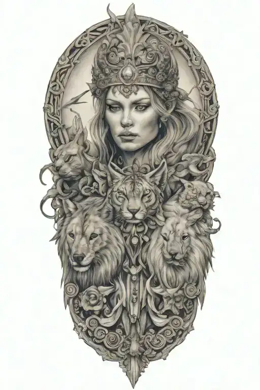 Freya With Bygul And Trjegul