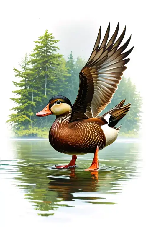 Deer Hunting Duck Flying Pond Fish Swimming