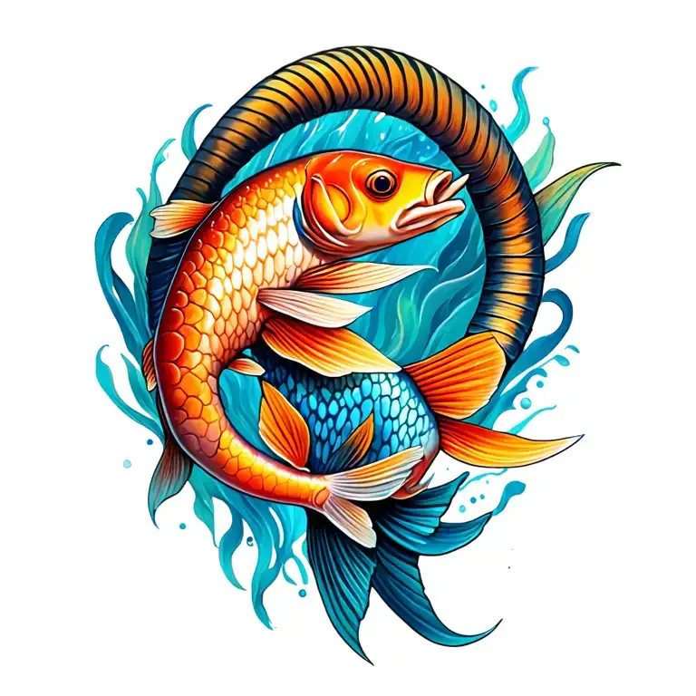 Capricorn And Coi Fish