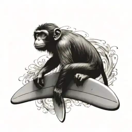 Monkey Surf Board