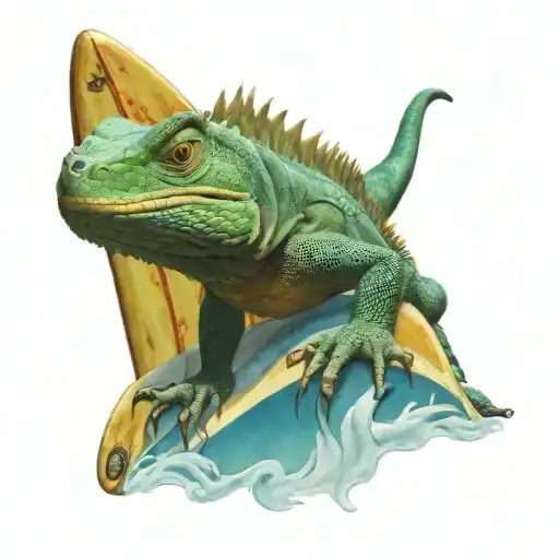 Iguana Surf Board